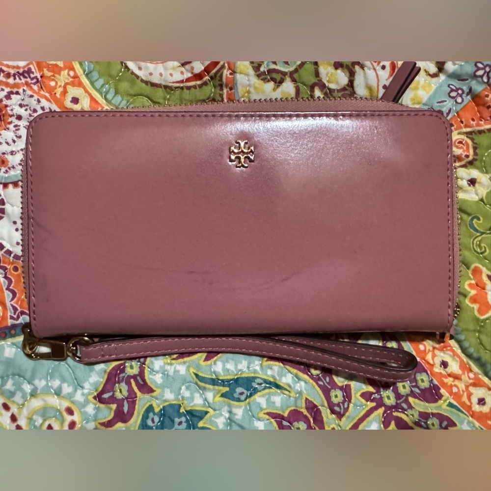 Tory Burch Pink Clutch Wristlet
